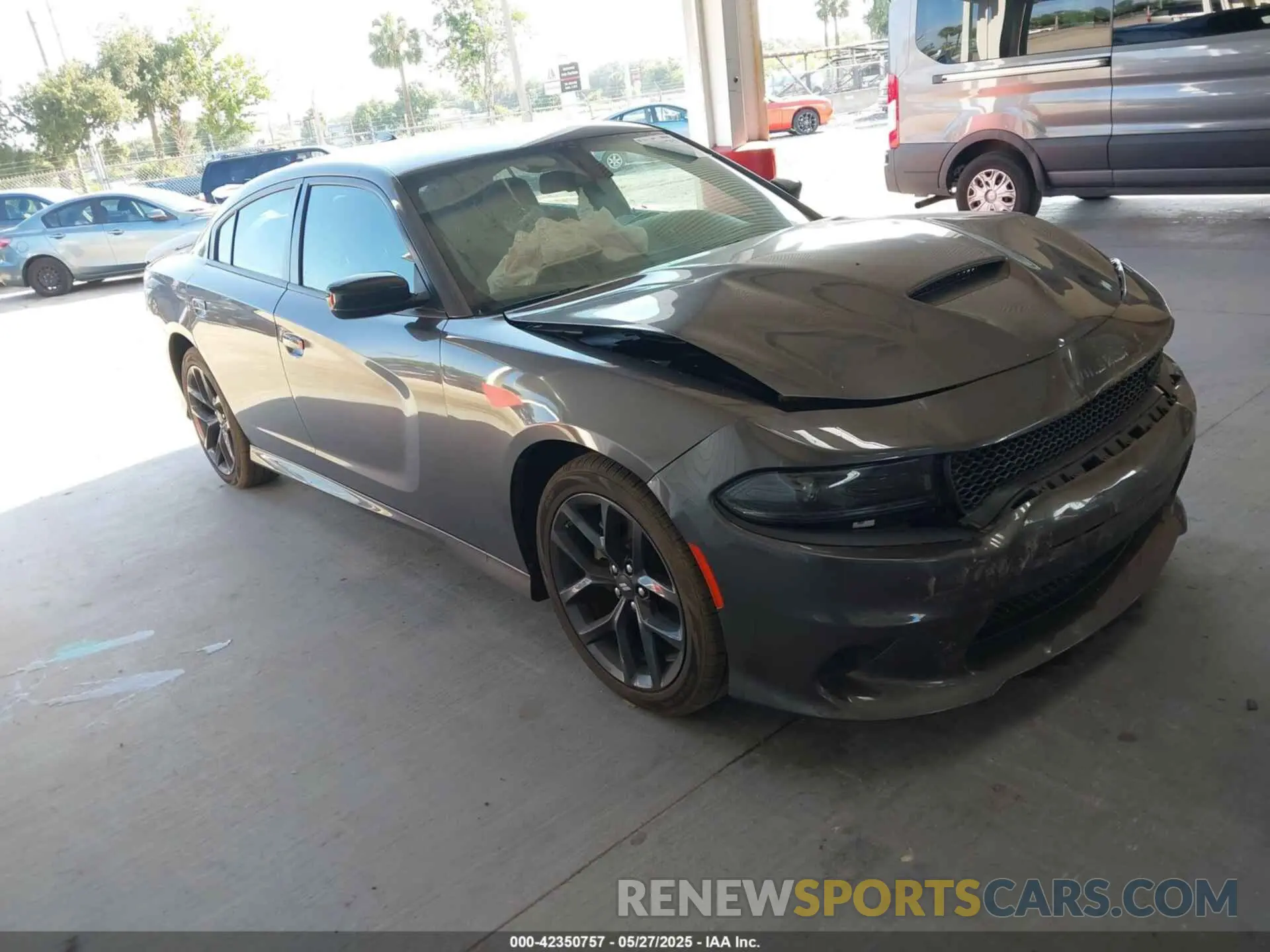 1 Photograph of a damaged car 2C3CDXHG9NH240795 DODGE CHARGER 2022