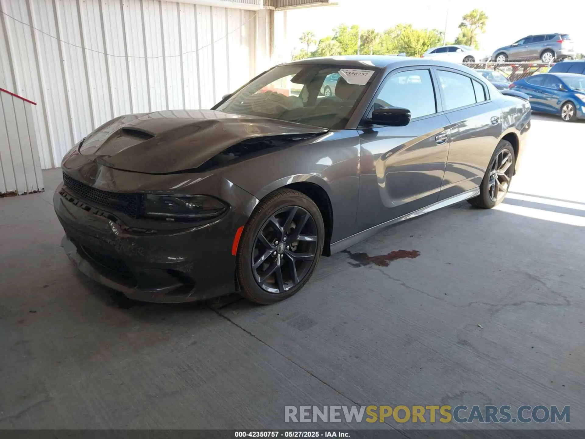 2 Photograph of a damaged car 2C3CDXHG9NH240795 DODGE CHARGER 2022