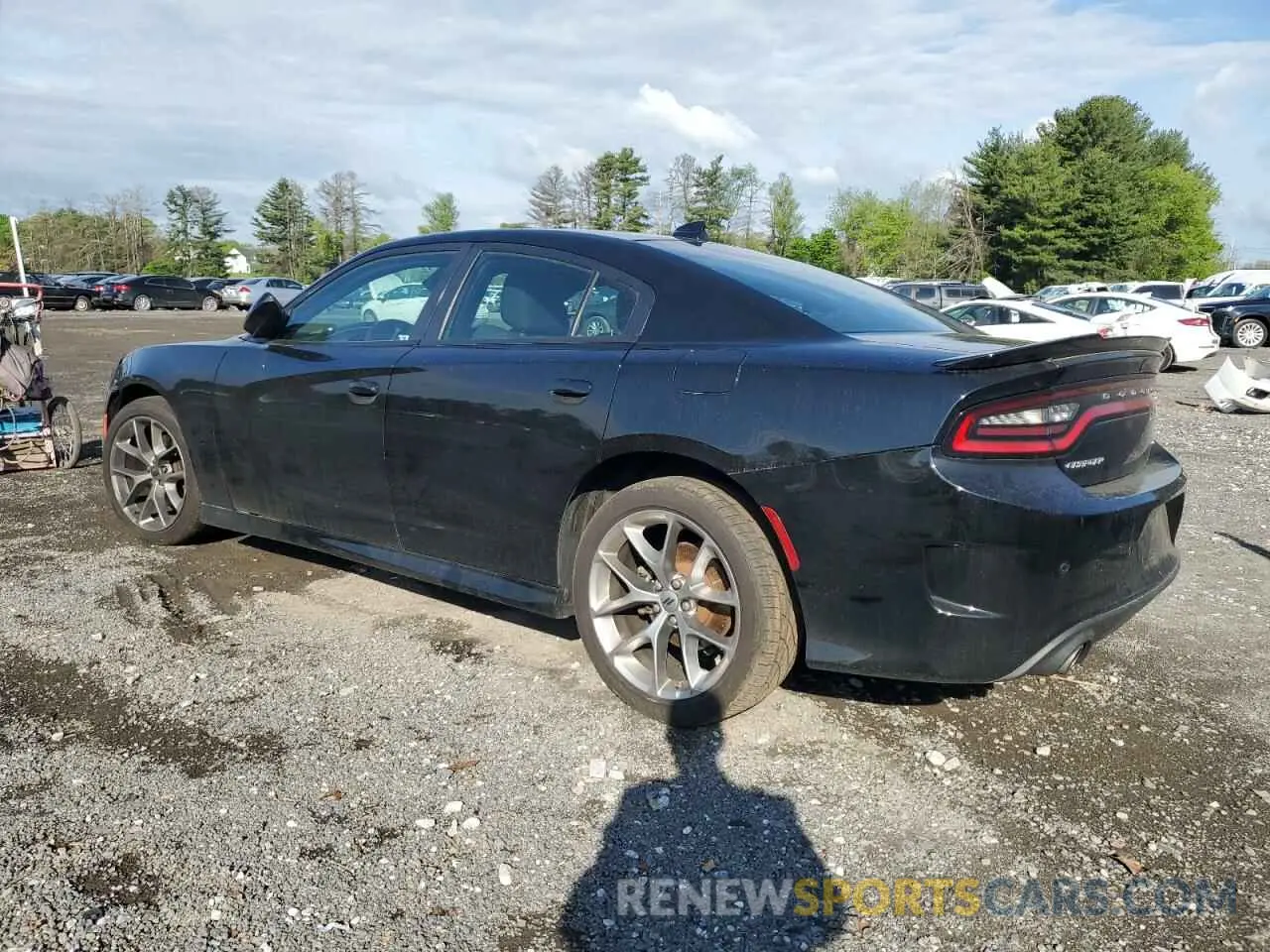 2 Photograph of a damaged car 2C3CDXHG9NH261677 DODGE CHARGER 2022