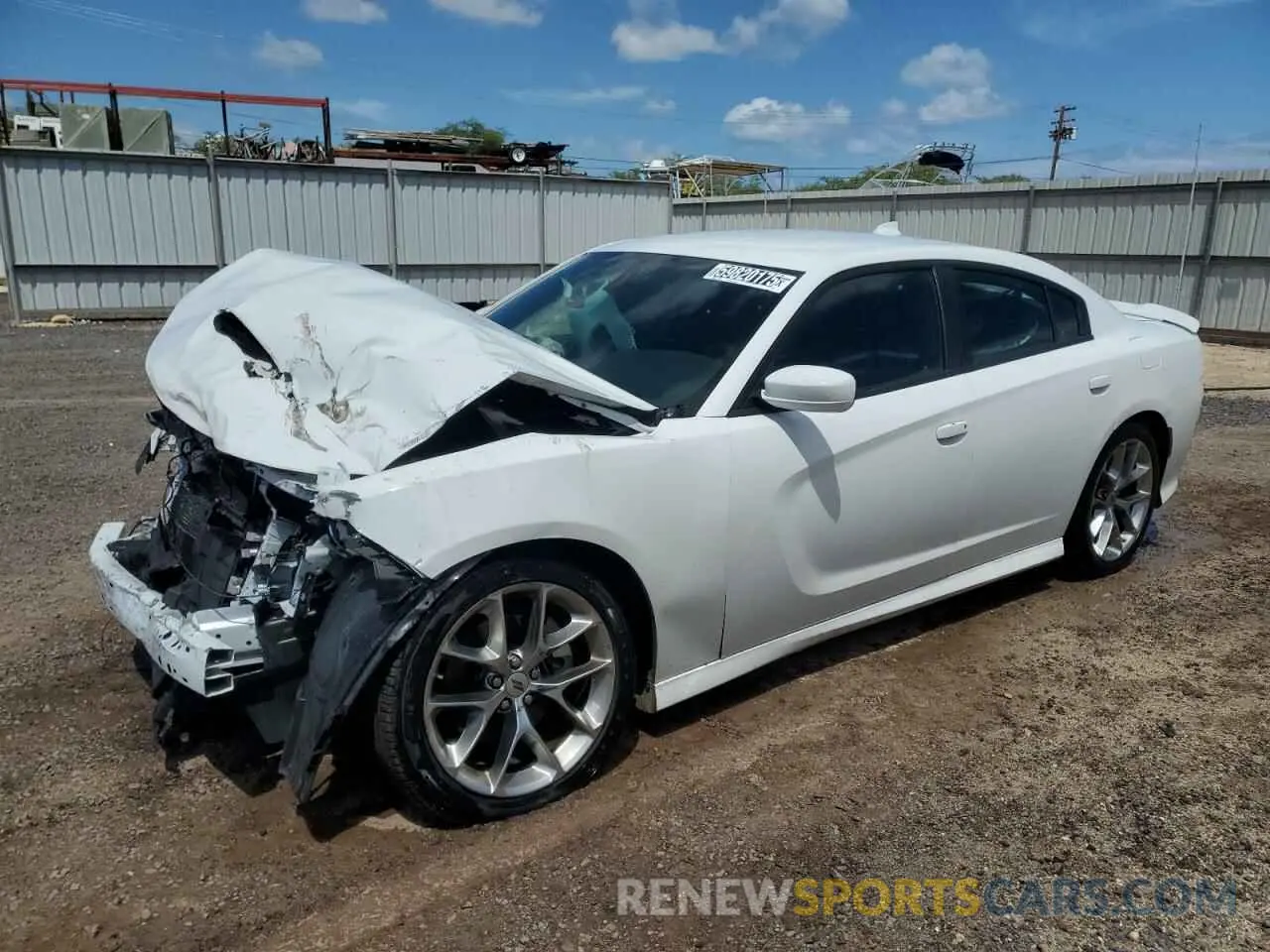 1 Photograph of a damaged car 2C3CDXHGXNH122626 DODGE CHARGER 2022