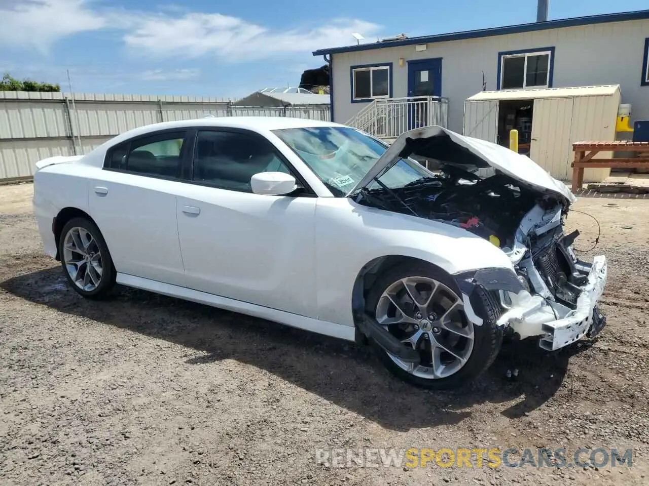 4 Photograph of a damaged car 2C3CDXHGXNH122626 DODGE CHARGER 2022