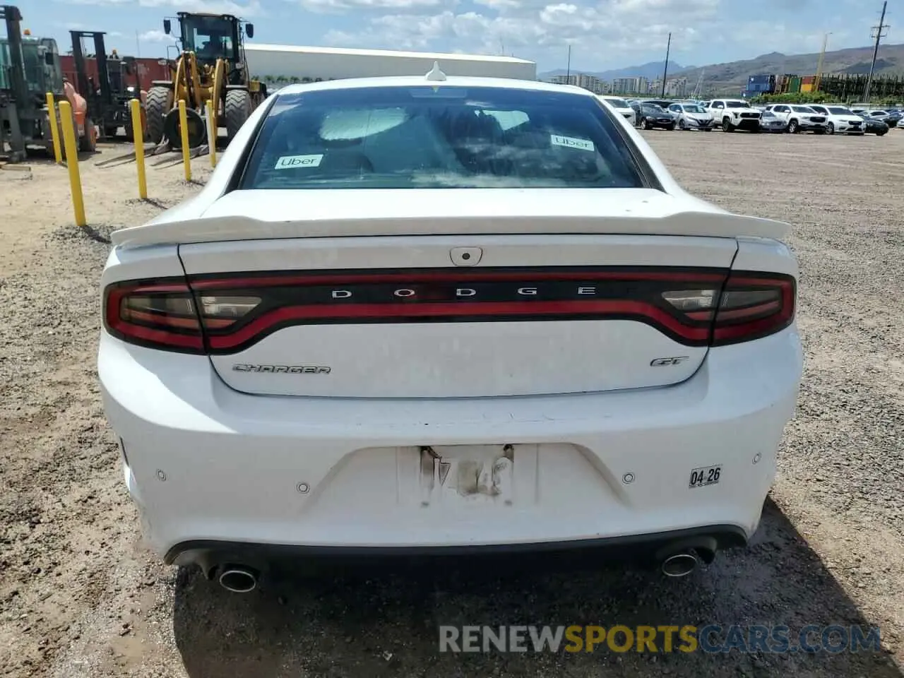 6 Photograph of a damaged car 2C3CDXHGXNH122626 DODGE CHARGER 2022
