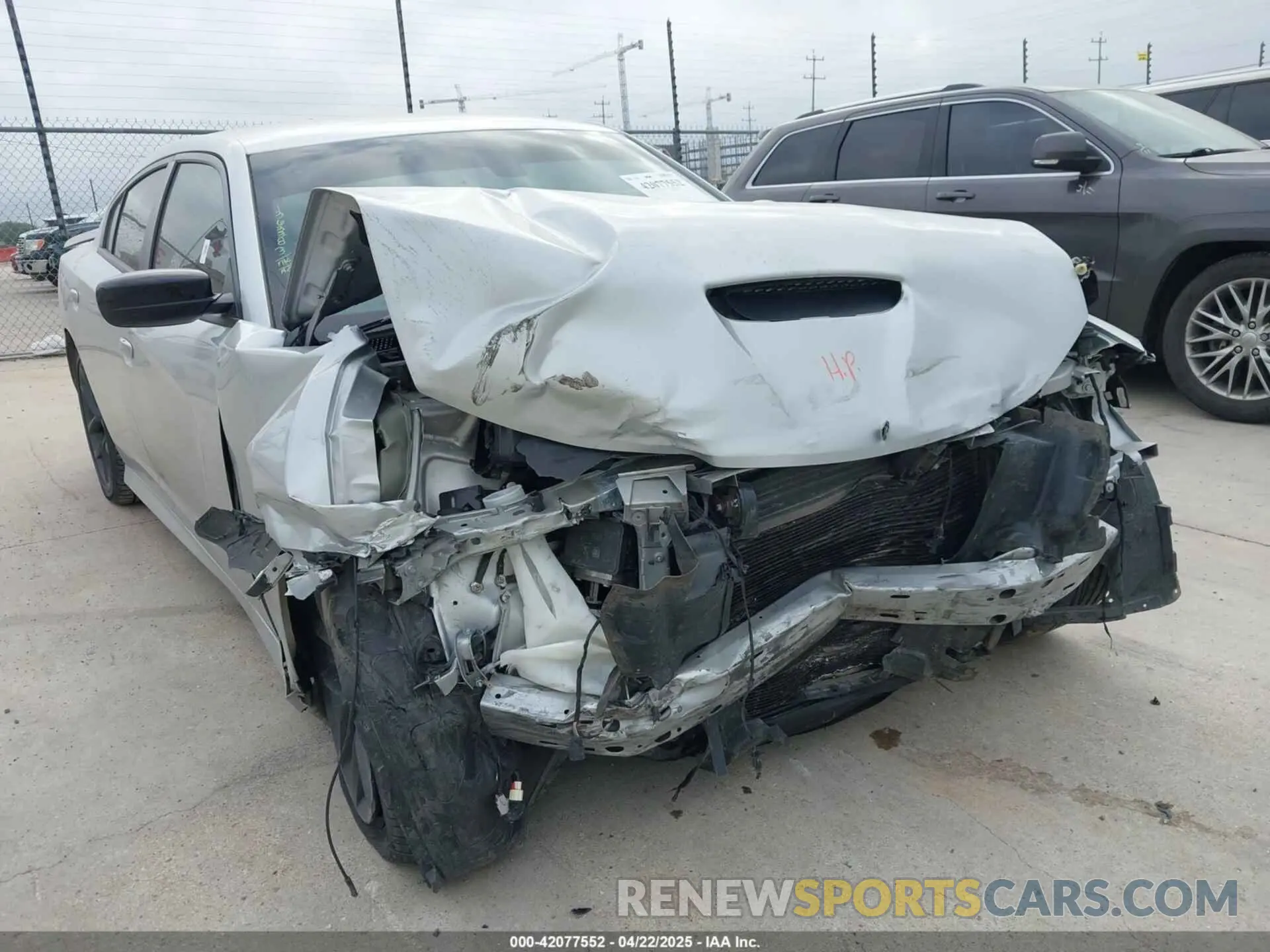 6 Photograph of a damaged car 2C3CDXHGXNH133836 DODGE CHARGER 2022