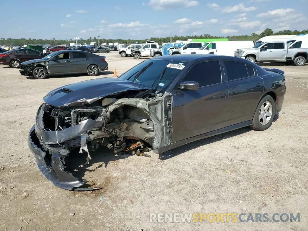 1 Photograph of a damaged car 2C3CDXHGXNH157134 DODGE CHARGER 2022