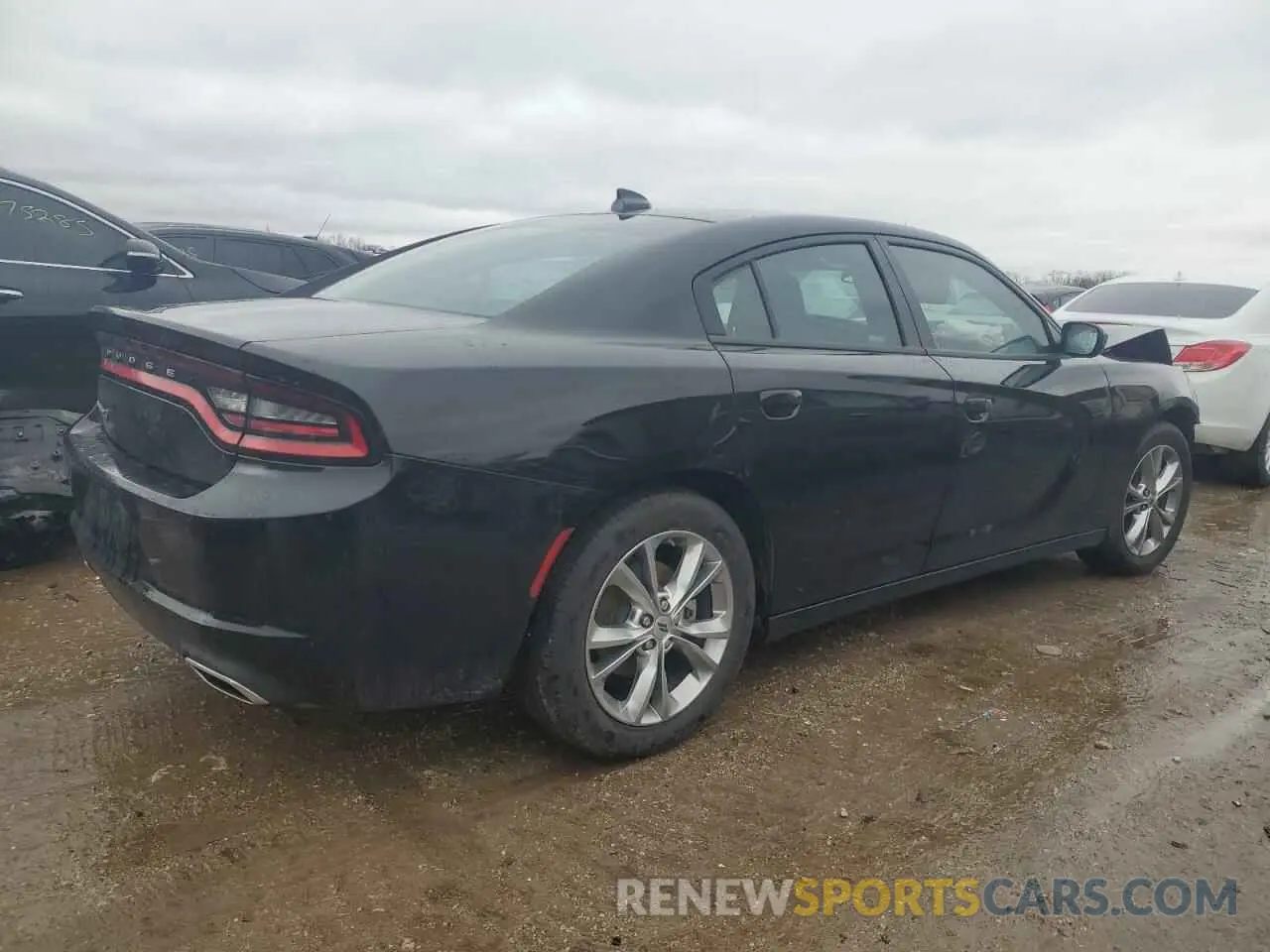 3 Photograph of a damaged car 2C3CDXJG3NH265024 DODGE CHARGER 2022