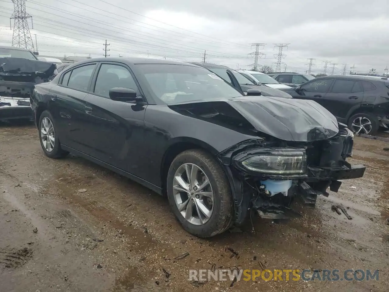 4 Photograph of a damaged car 2C3CDXJG3NH265024 DODGE CHARGER 2022