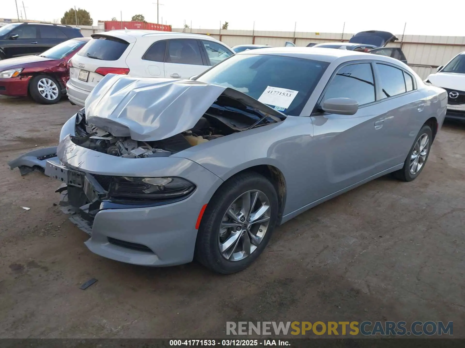 2 Photograph of a damaged car 2C3CDXJG7NH214111 DODGE CHARGER 2022