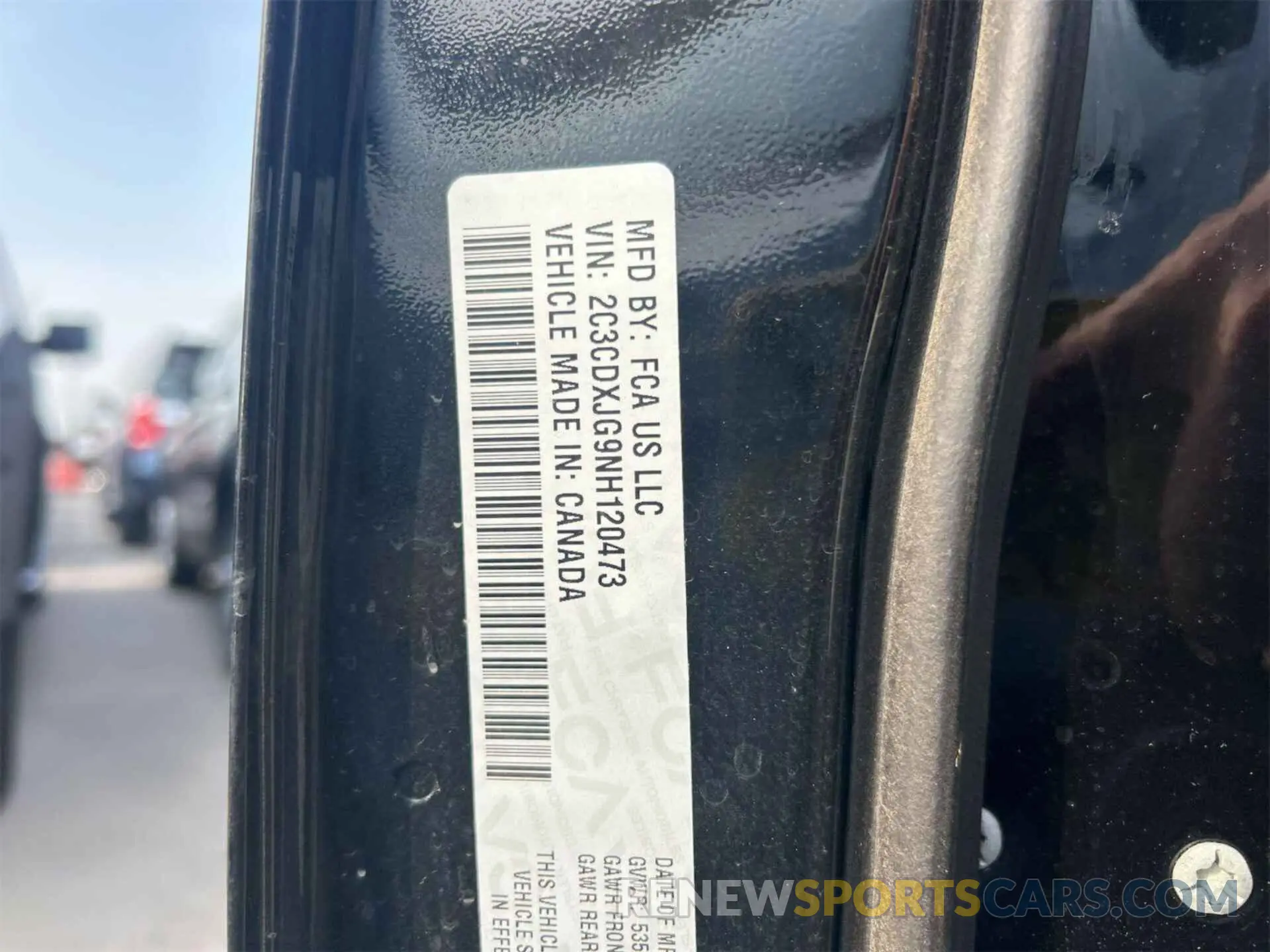 21 Photograph of a damaged car 2C3CDXJG9NH120473 DODGE CHARGER 2022