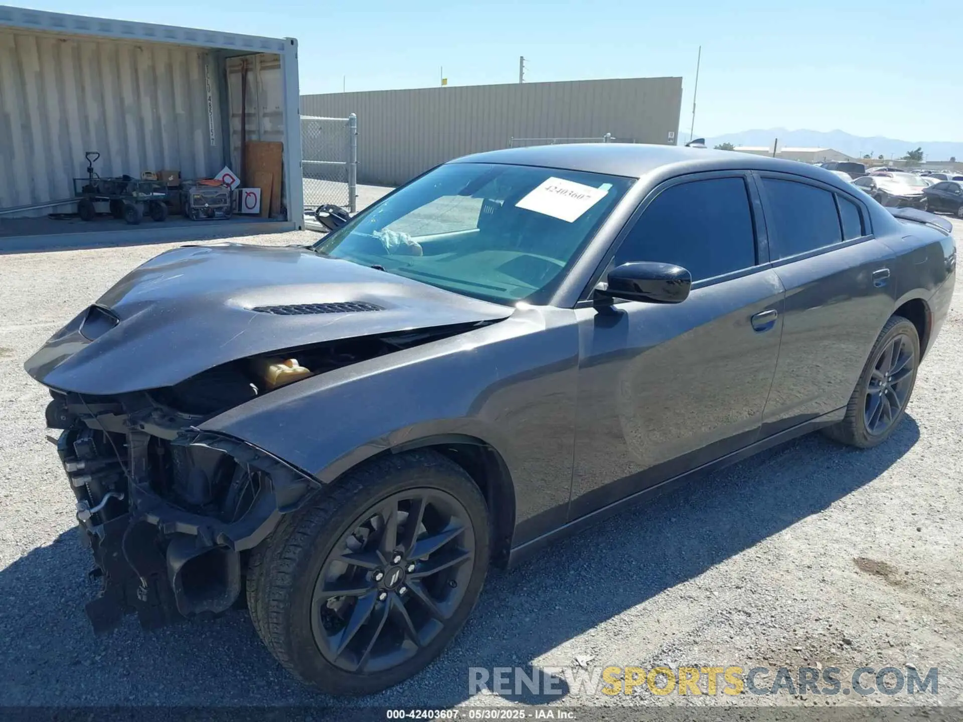 2 Photograph of a damaged car 2C3CDXJGXNH134091 DODGE CHARGER 2022