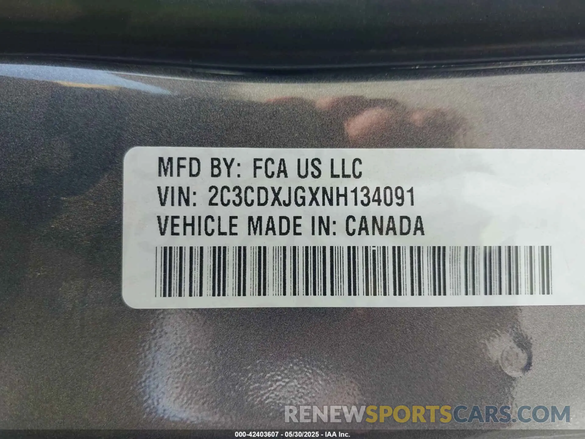 9 Photograph of a damaged car 2C3CDXJGXNH134091 DODGE CHARGER 2022
