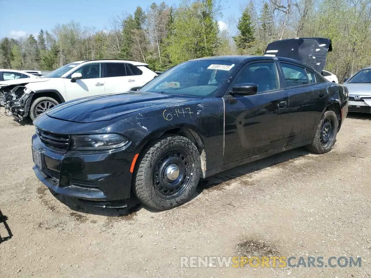 1 Photograph of a damaged car 2C3CDXKG0NH130596 DODGE CHARGER 2022