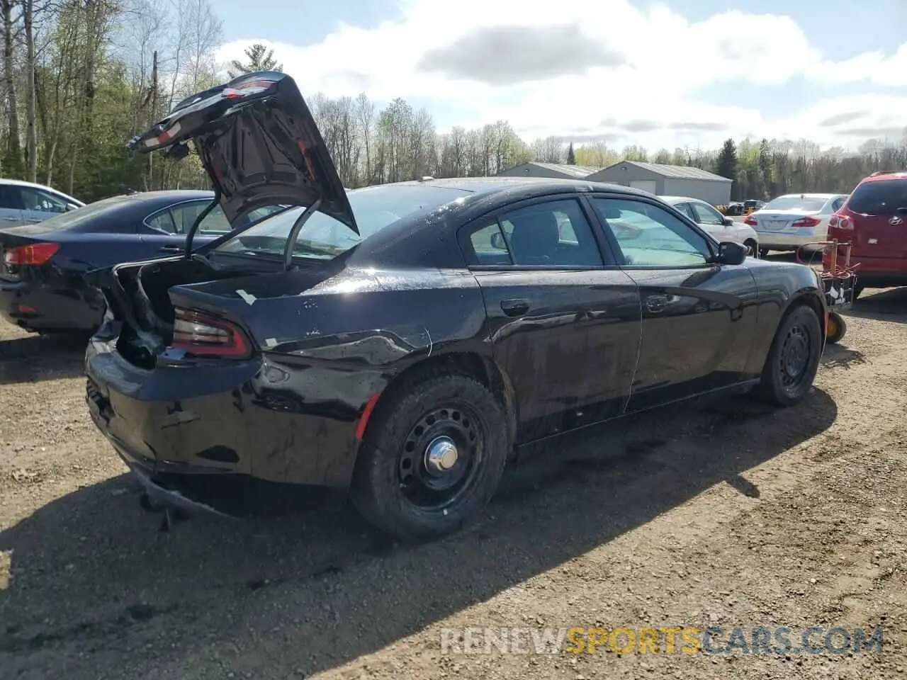 3 Photograph of a damaged car 2C3CDXKG0NH130596 DODGE CHARGER 2022