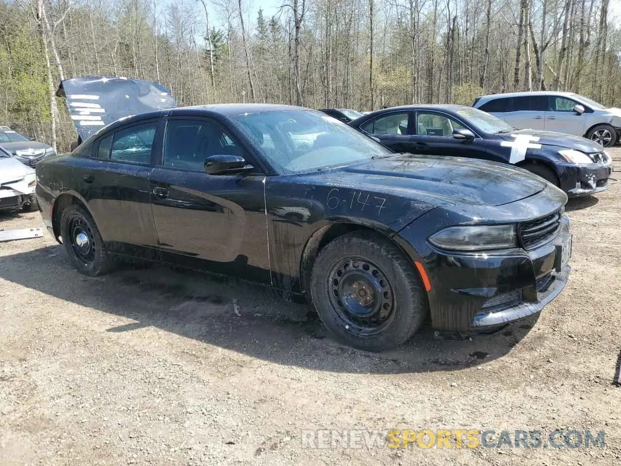 4 Photograph of a damaged car 2C3CDXKG0NH130596 DODGE CHARGER 2022