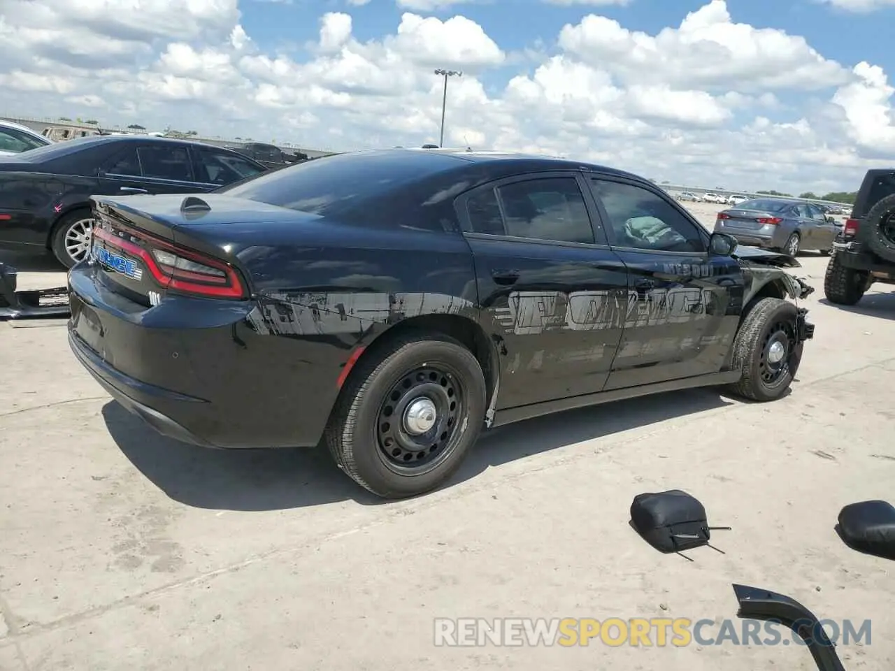 3 Photograph of a damaged car 2C3CDXKG0NH209542 DODGE CHARGER 2022