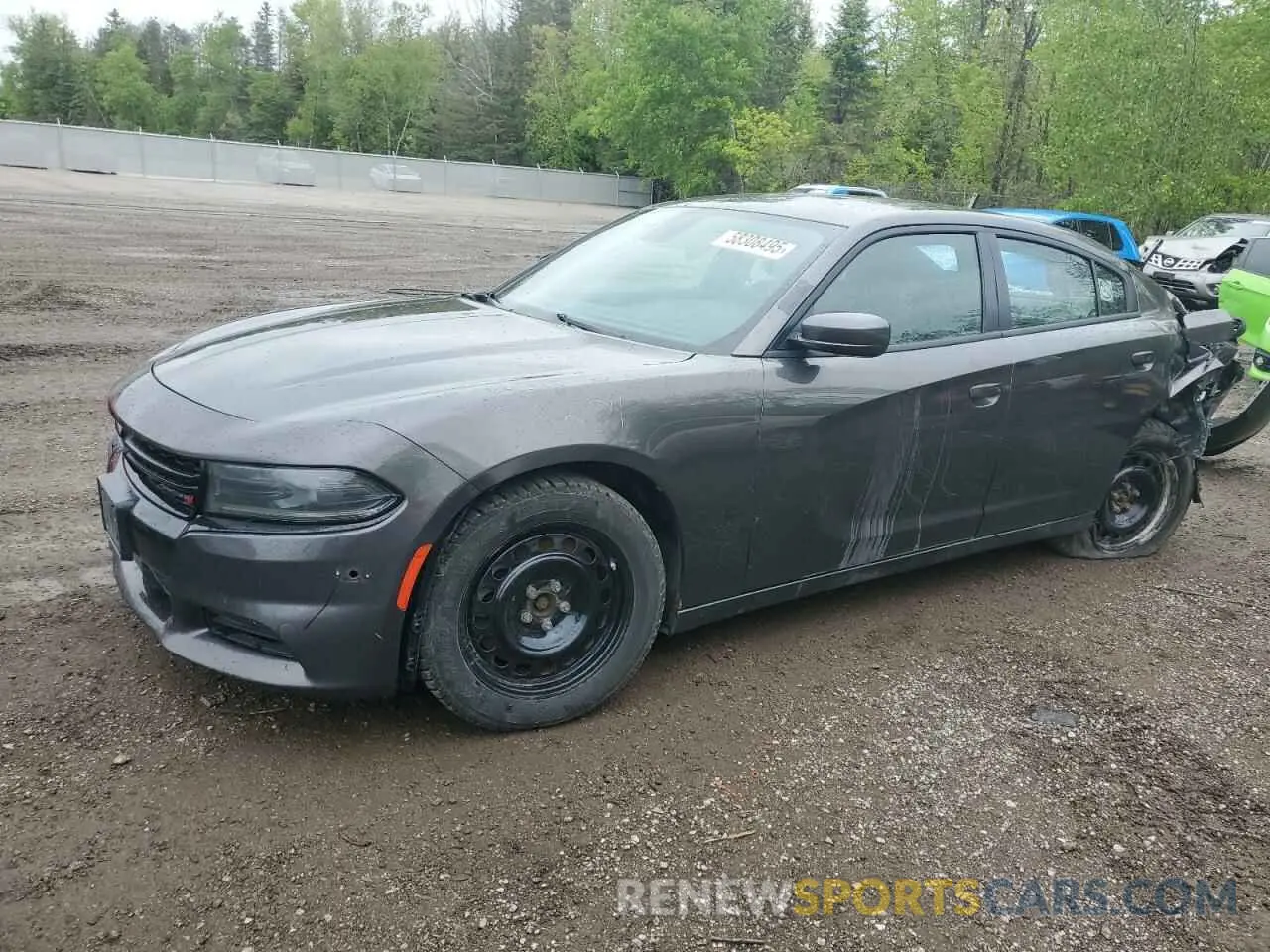 1 Photograph of a damaged car 2C3CDXKGXNH228566 DODGE CHARGER 2022
