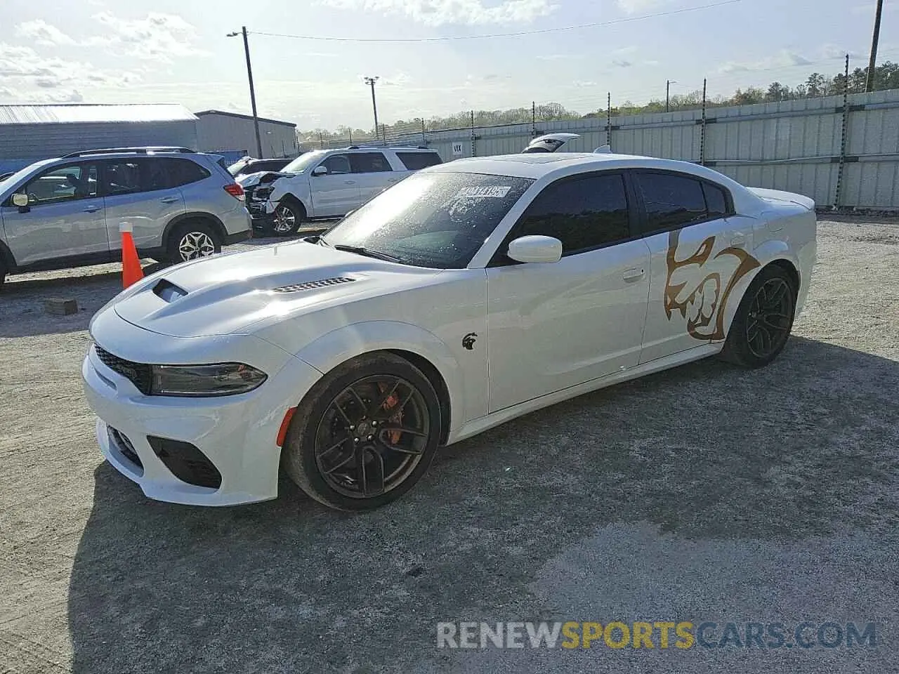 1 Photograph of a damaged car 2C3CDXL95NH101465 DODGE CHARGER 2022