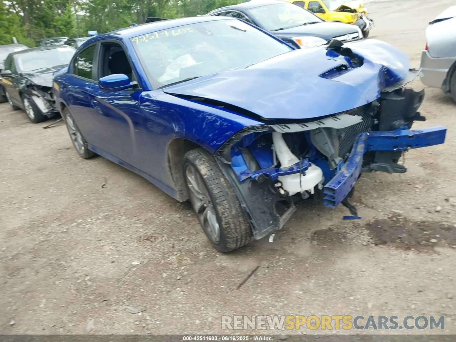 1 Photograph of a damaged car 2C3CDXMG4NH146734 DODGE CHARGER 2022