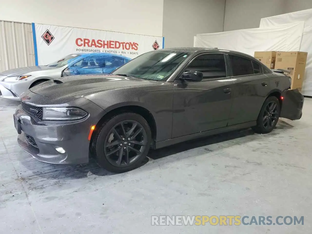 1 Photograph of a damaged car 2C3CDXMG5NH103973 DODGE CHARGER 2022