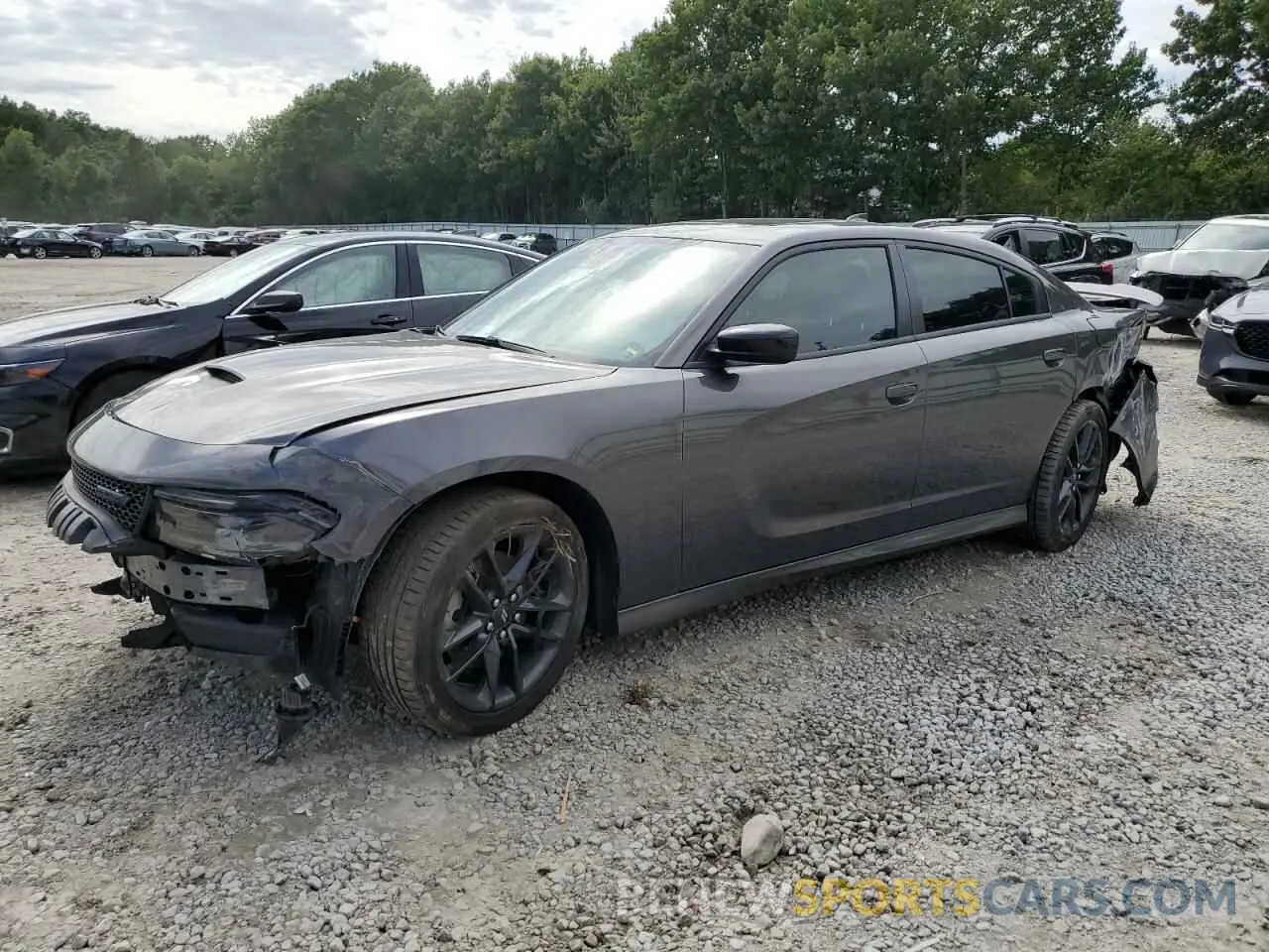 1 Photograph of a damaged car 2C3CDXMGXNH117335 DODGE CHARGER 2022