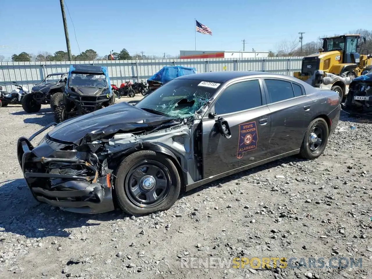 1 Photograph of a damaged car 2C3CDXAT8PH627610 DODGE CHARGER 2023