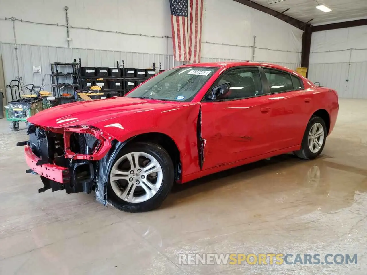 1 Photograph of a damaged car 2C3CDXBG0PH565072 DODGE CHARGER 2023