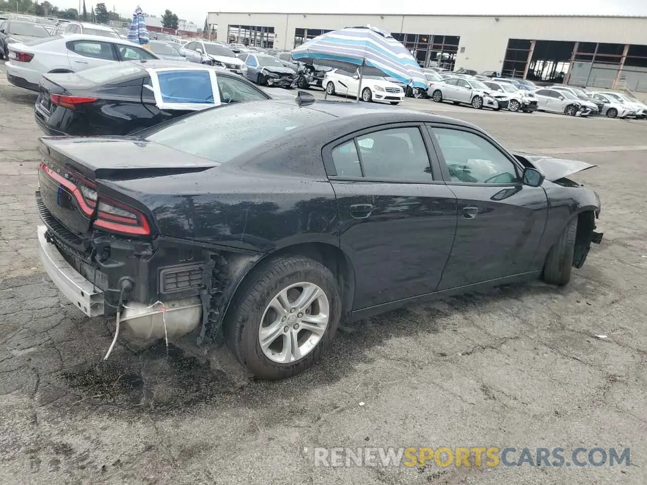3 Photograph of a damaged car 2C3CDXBG0PH687771 DODGE CHARGER 2023