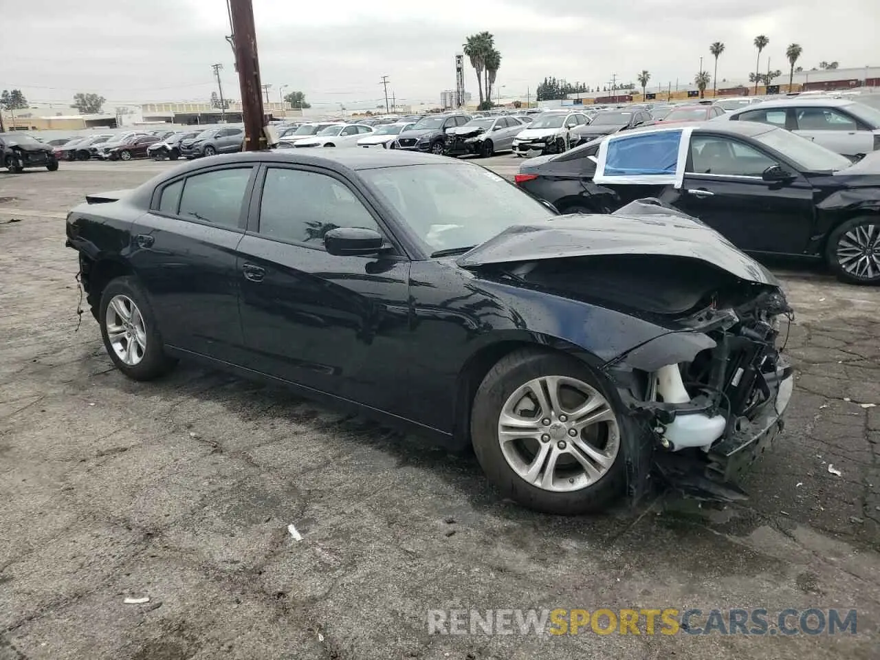 4 Photograph of a damaged car 2C3CDXBG0PH687771 DODGE CHARGER 2023