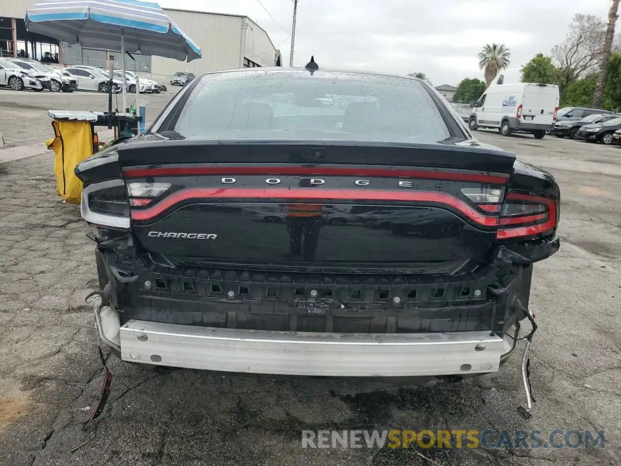 6 Photograph of a damaged car 2C3CDXBG0PH687771 DODGE CHARGER 2023