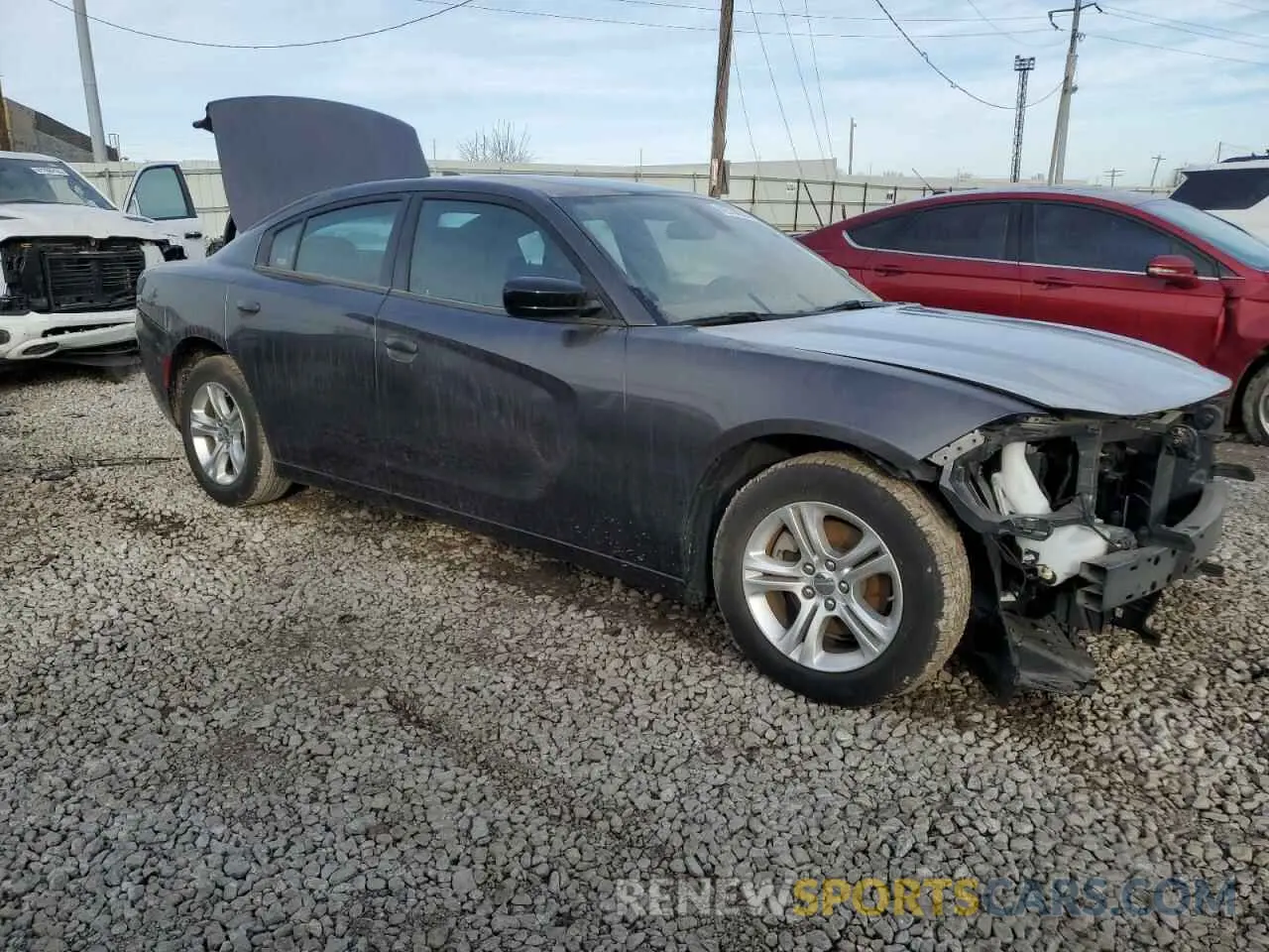 4 Photograph of a damaged car 2C3CDXBG1PH529293 DODGE CHARGER 2023