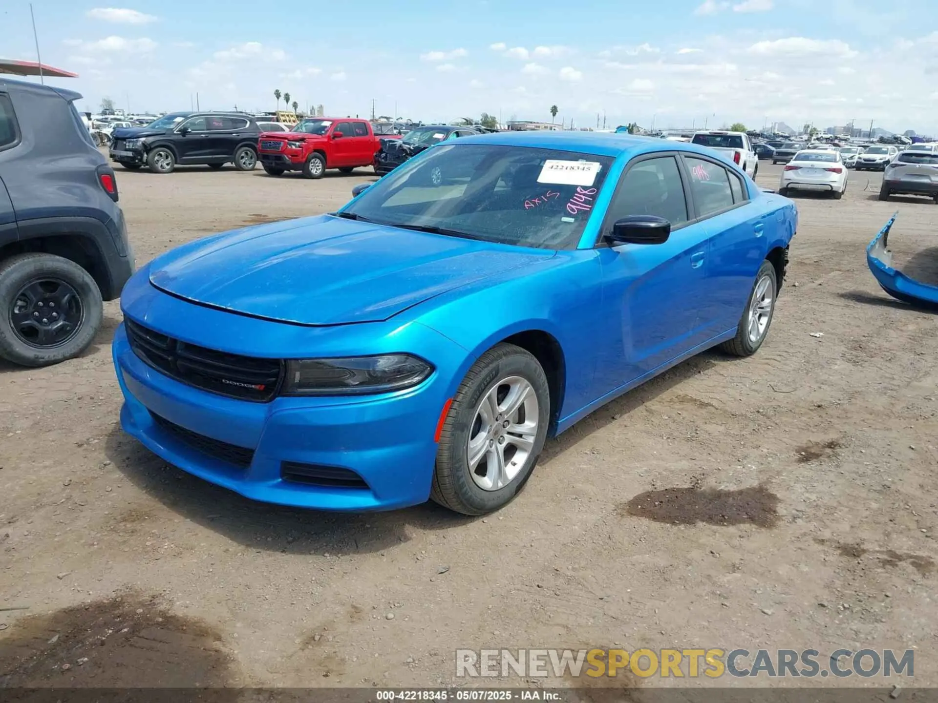 2 Photograph of a damaged car 2C3CDXBG1PH575612 DODGE CHARGER 2023