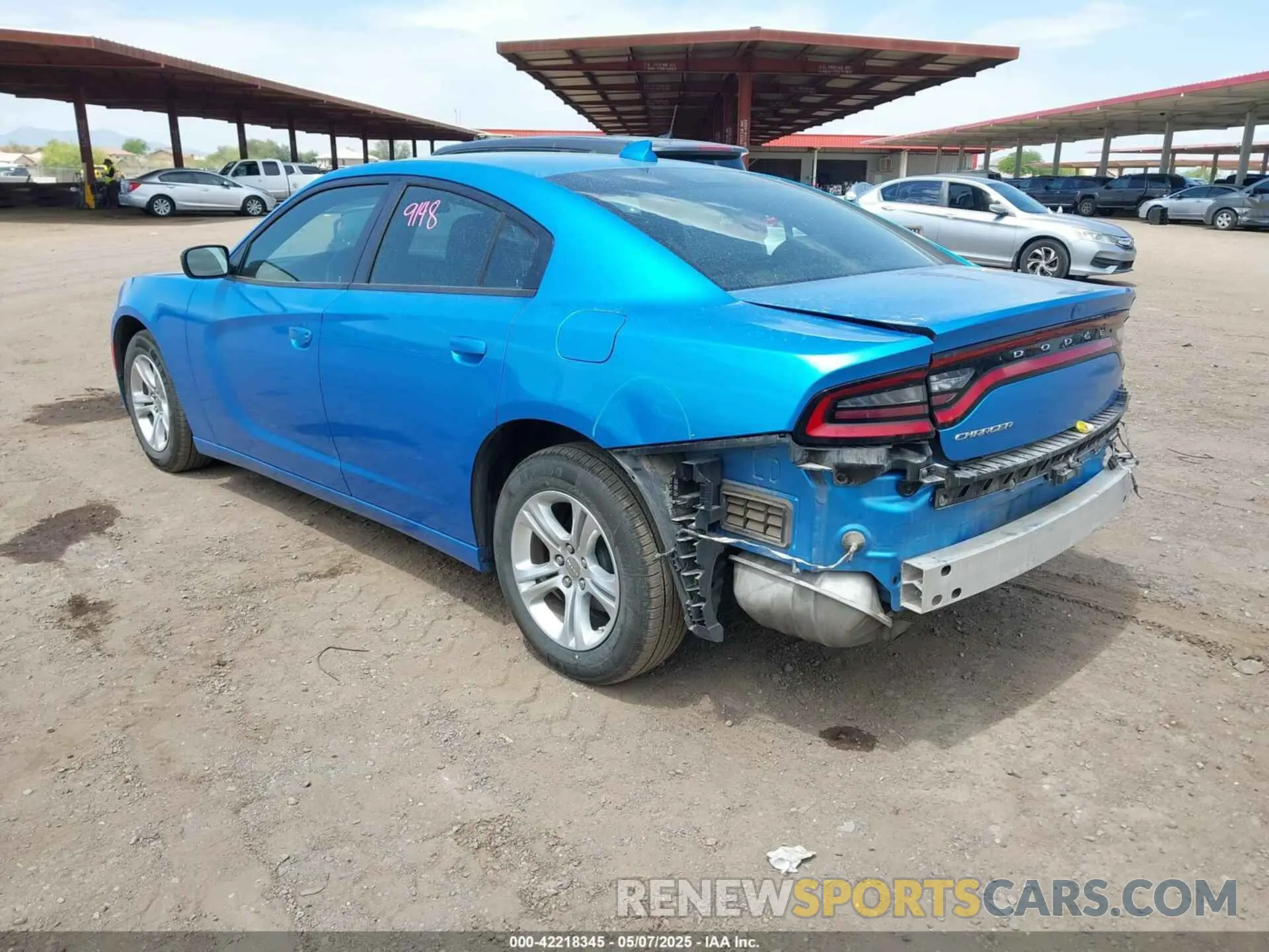 3 Photograph of a damaged car 2C3CDXBG1PH575612 DODGE CHARGER 2023