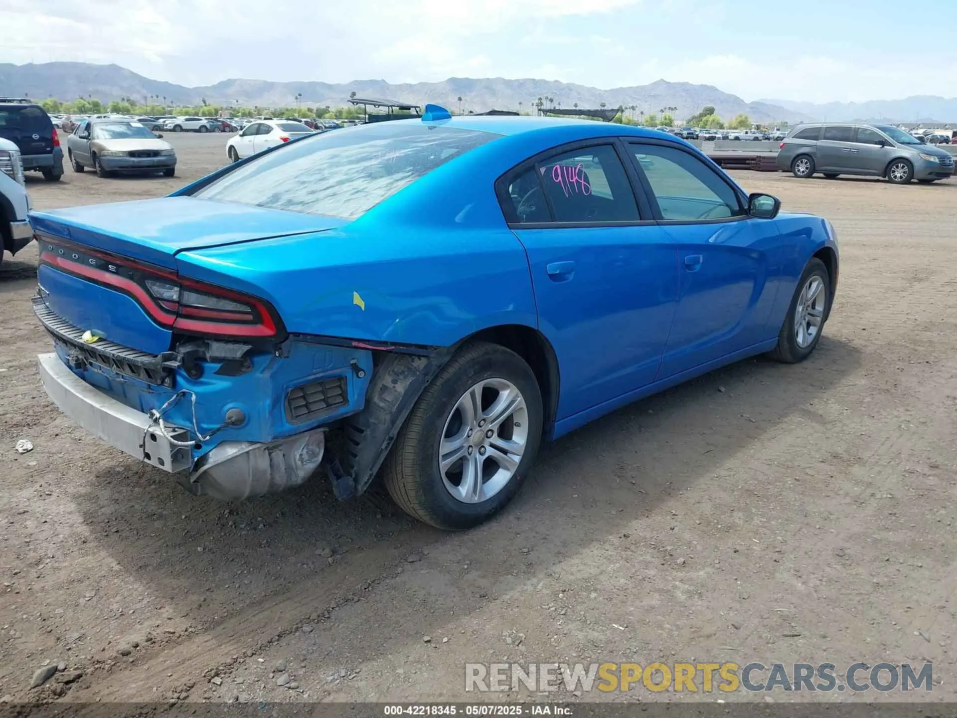 4 Photograph of a damaged car 2C3CDXBG1PH575612 DODGE CHARGER 2023