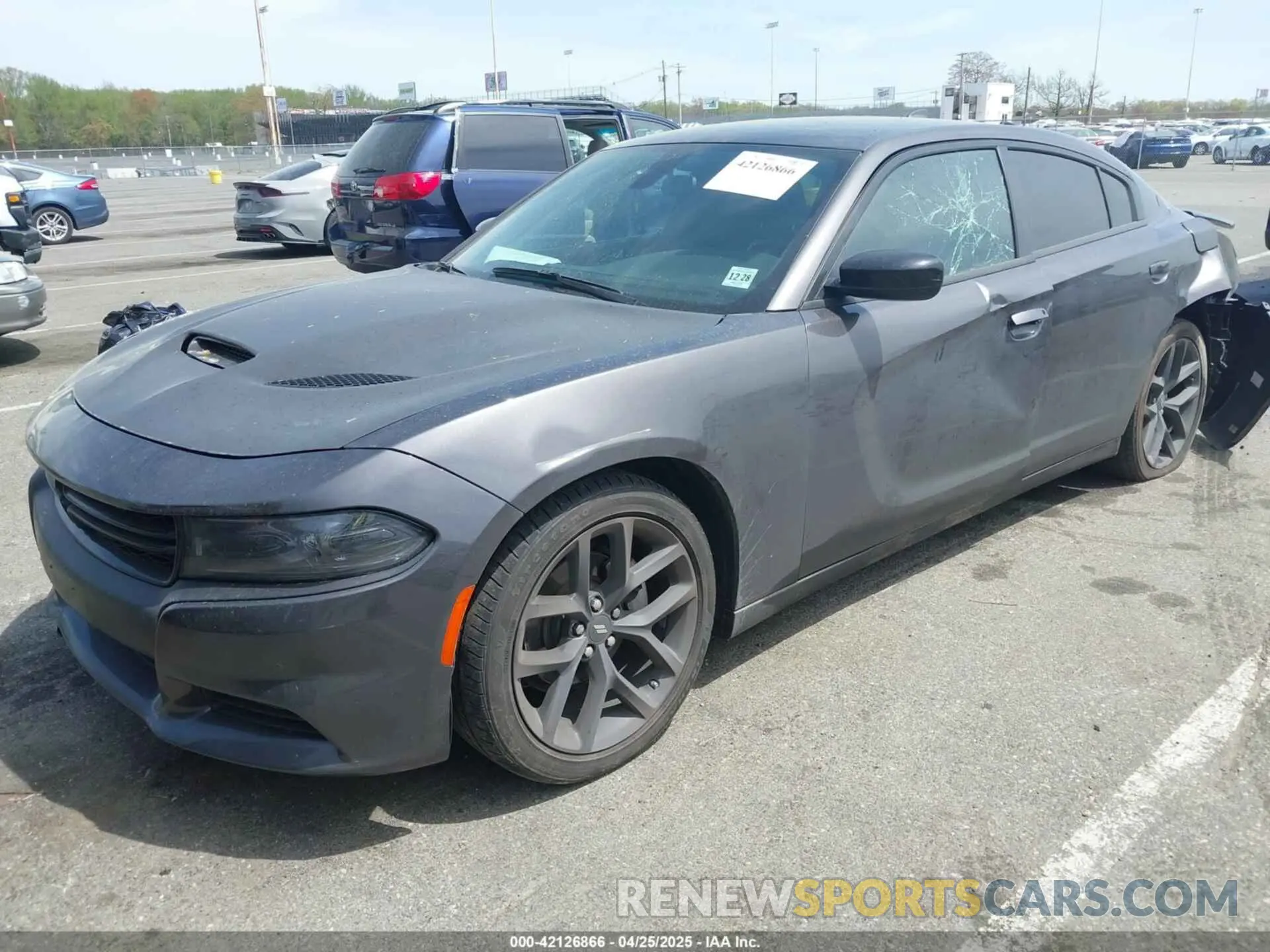 2 Photograph of a damaged car 2C3CDXBG1PH598436 DODGE CHARGER 2023