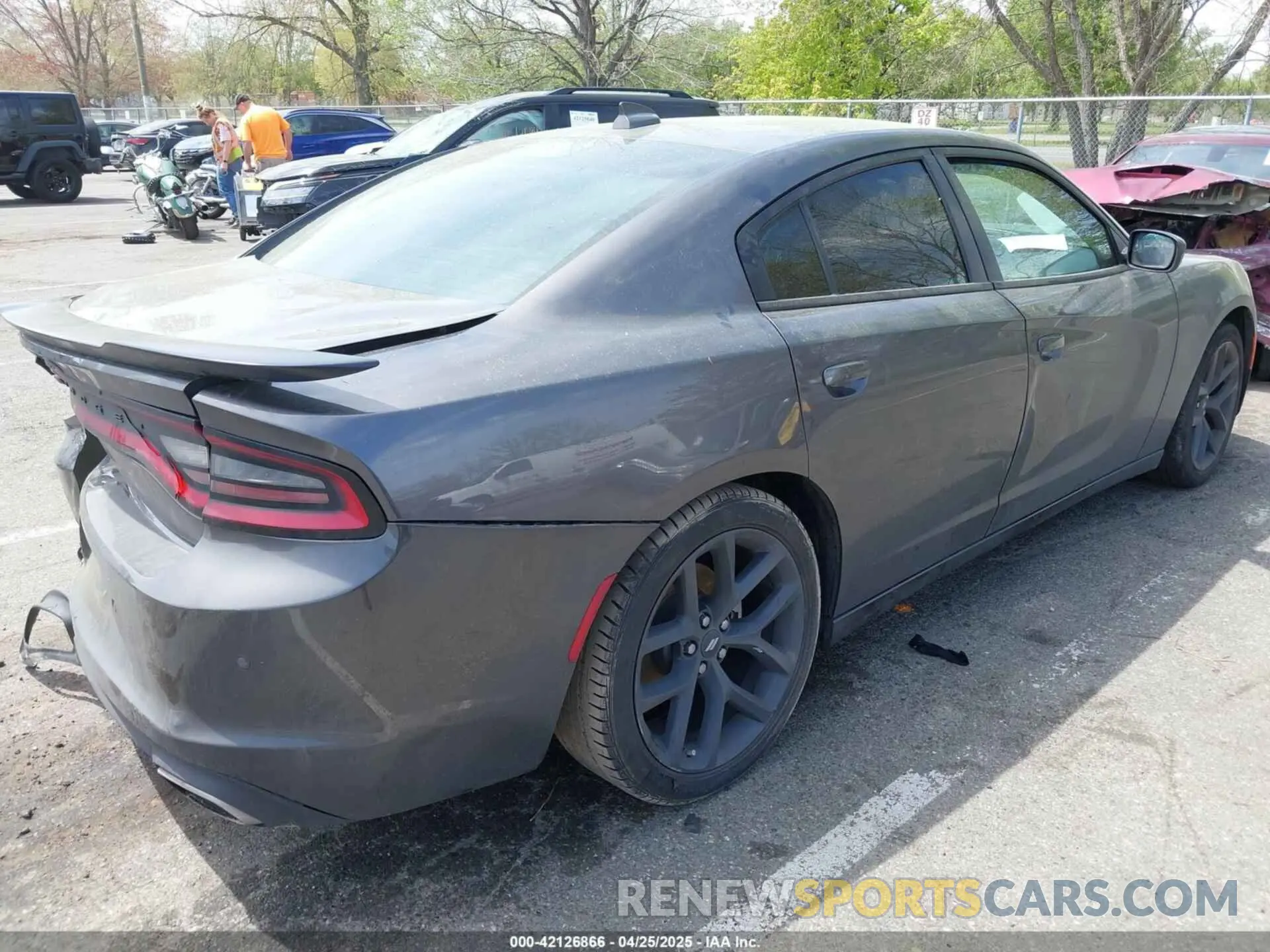4 Photograph of a damaged car 2C3CDXBG1PH598436 DODGE CHARGER 2023