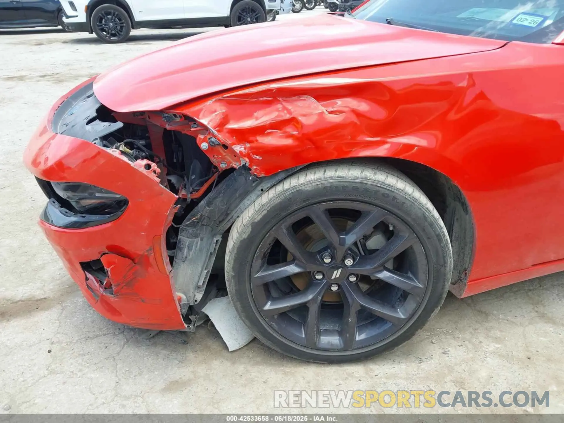 6 Photograph of a damaged car 2C3CDXBG1PH598467 DODGE CHARGER 2023