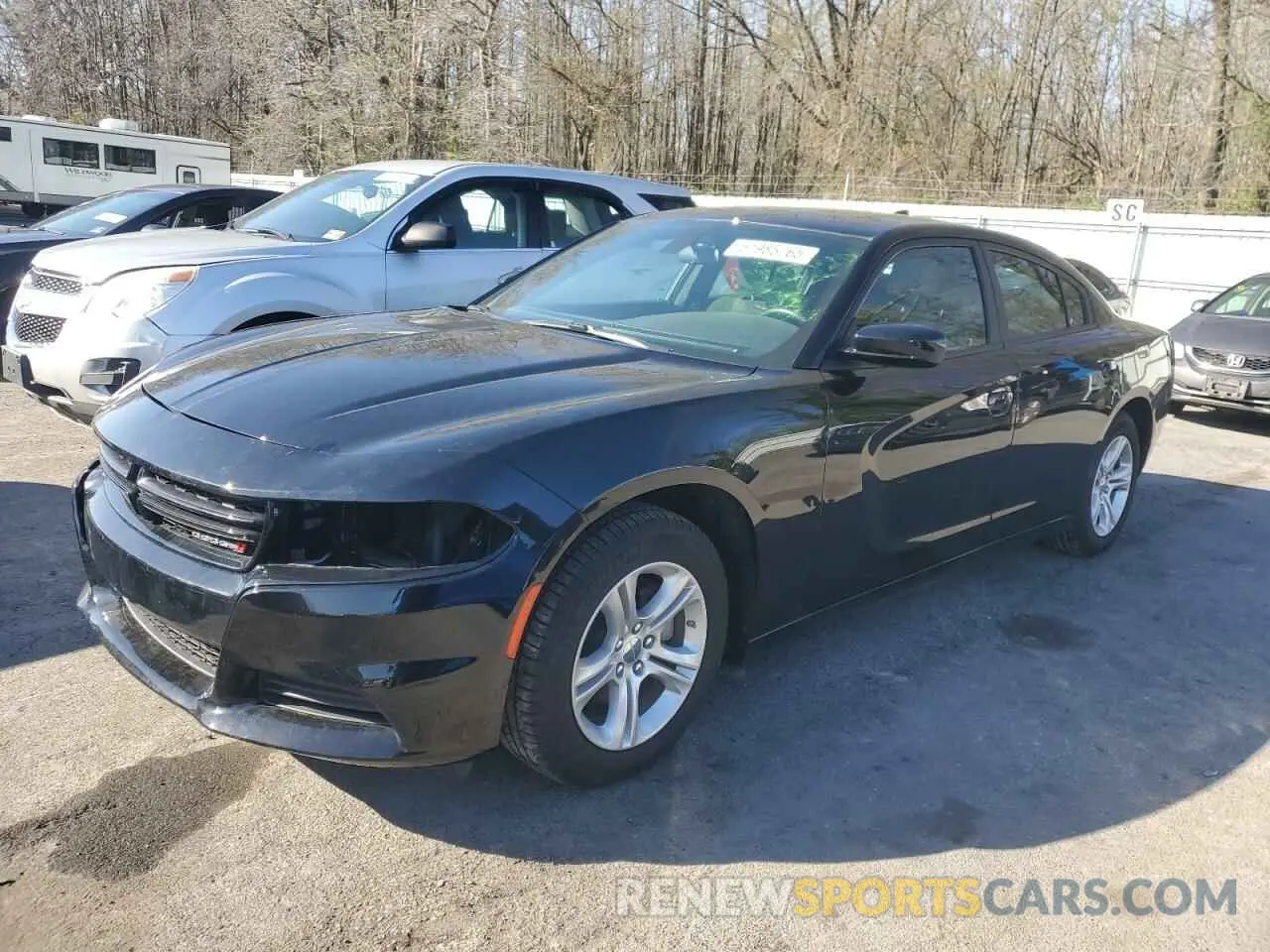 1 Photograph of a damaged car 2C3CDXBG1PH623822 DODGE CHARGER 2023