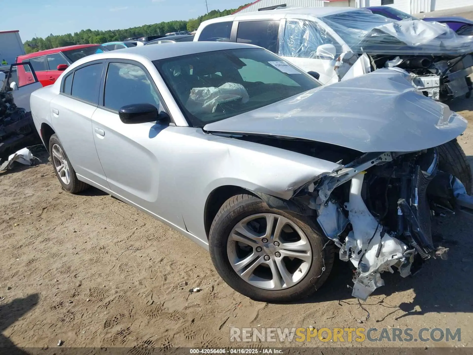 1 Photograph of a damaged car 2C3CDXBG1PH635999 DODGE CHARGER 2023