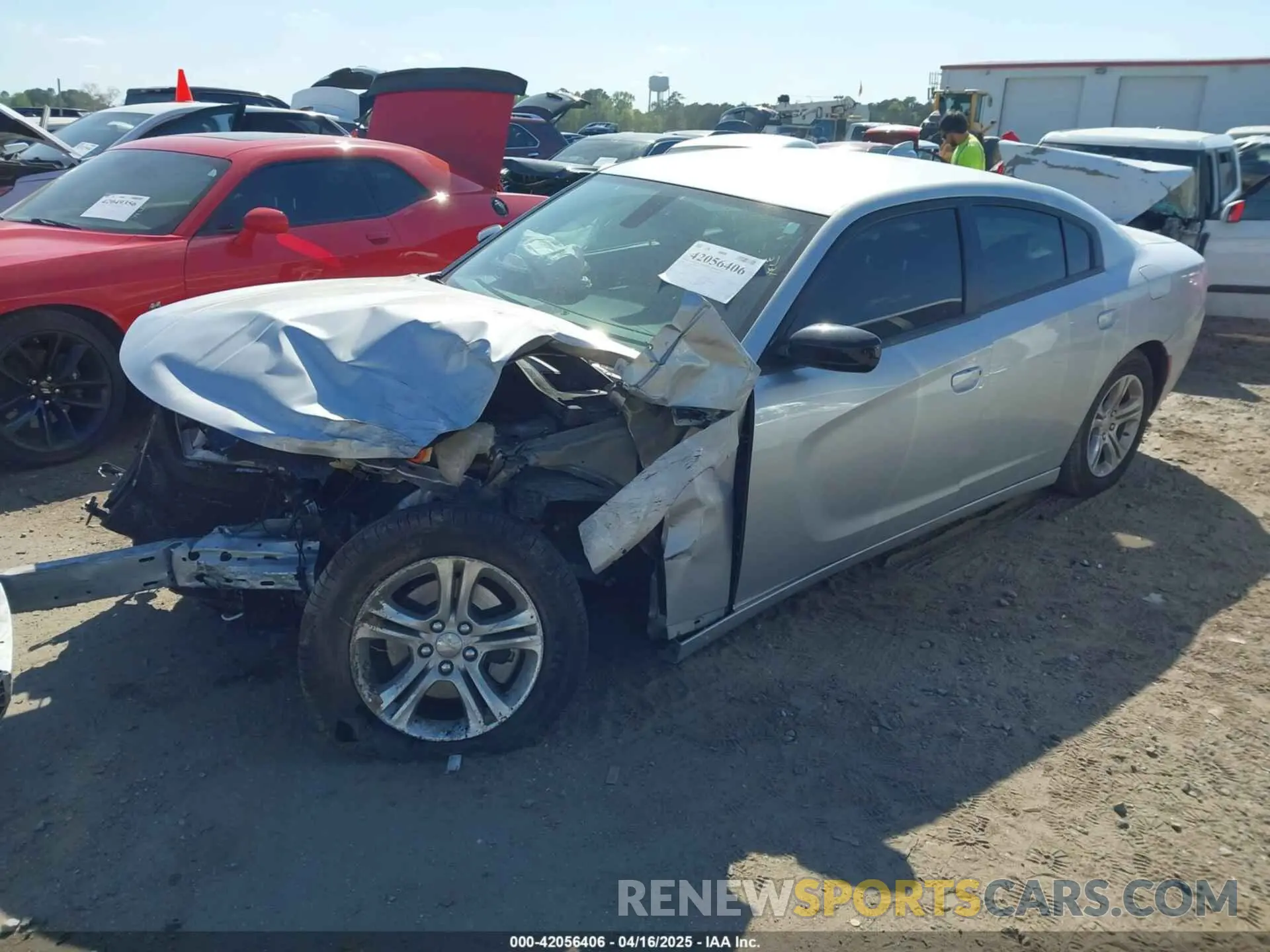 2 Photograph of a damaged car 2C3CDXBG1PH635999 DODGE CHARGER 2023