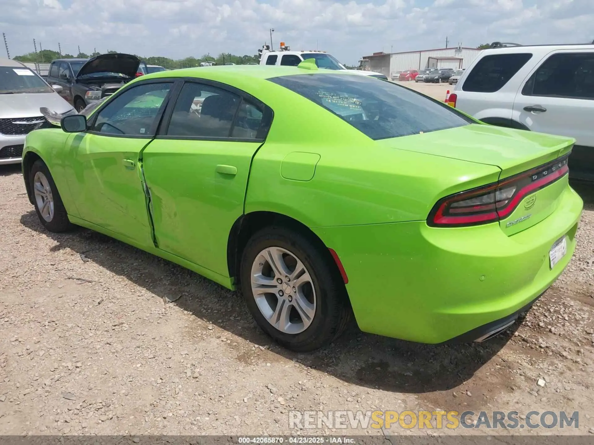 3 Photograph of a damaged car 2C3CDXBG1PH640152 DODGE CHARGER 2023
