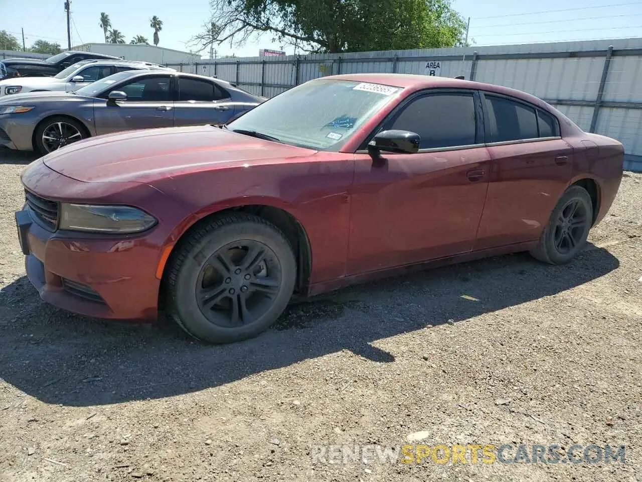 1 Photograph of a damaged car 2C3CDXBG1PH640300 DODGE CHARGER 2023