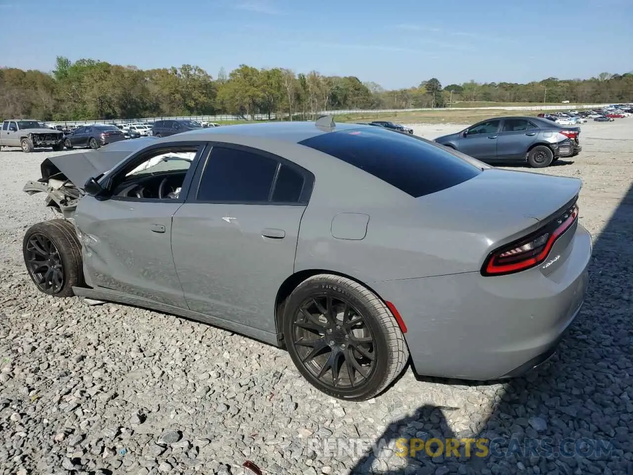 2 Photograph of a damaged car 2C3CDXBG1PH653631 DODGE CHARGER 2023