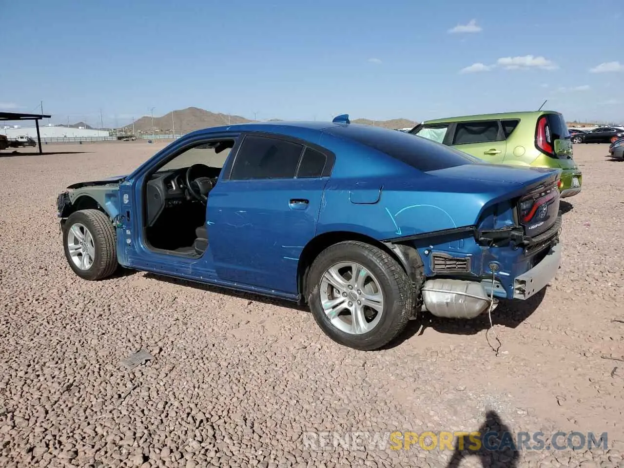 2 Photograph of a damaged car 2C3CDXBG1PH657050 DODGE CHARGER 2023