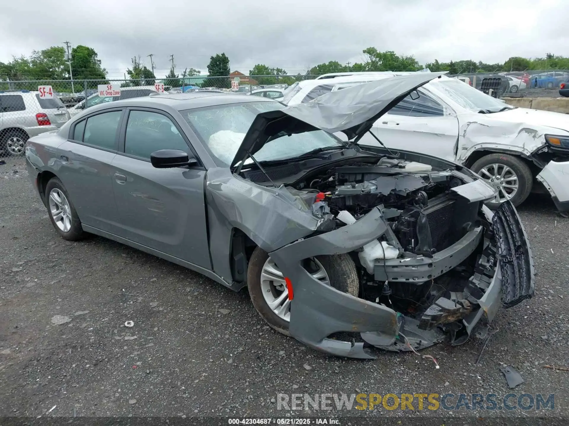 1 Photograph of a damaged car 2C3CDXBG1PH674849 DODGE CHARGER 2023
