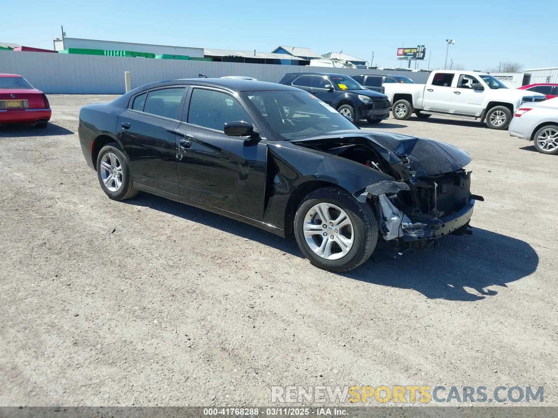 1 Photograph of a damaged car 2C3CDXBG2PH528802 DODGE CHARGER 2023