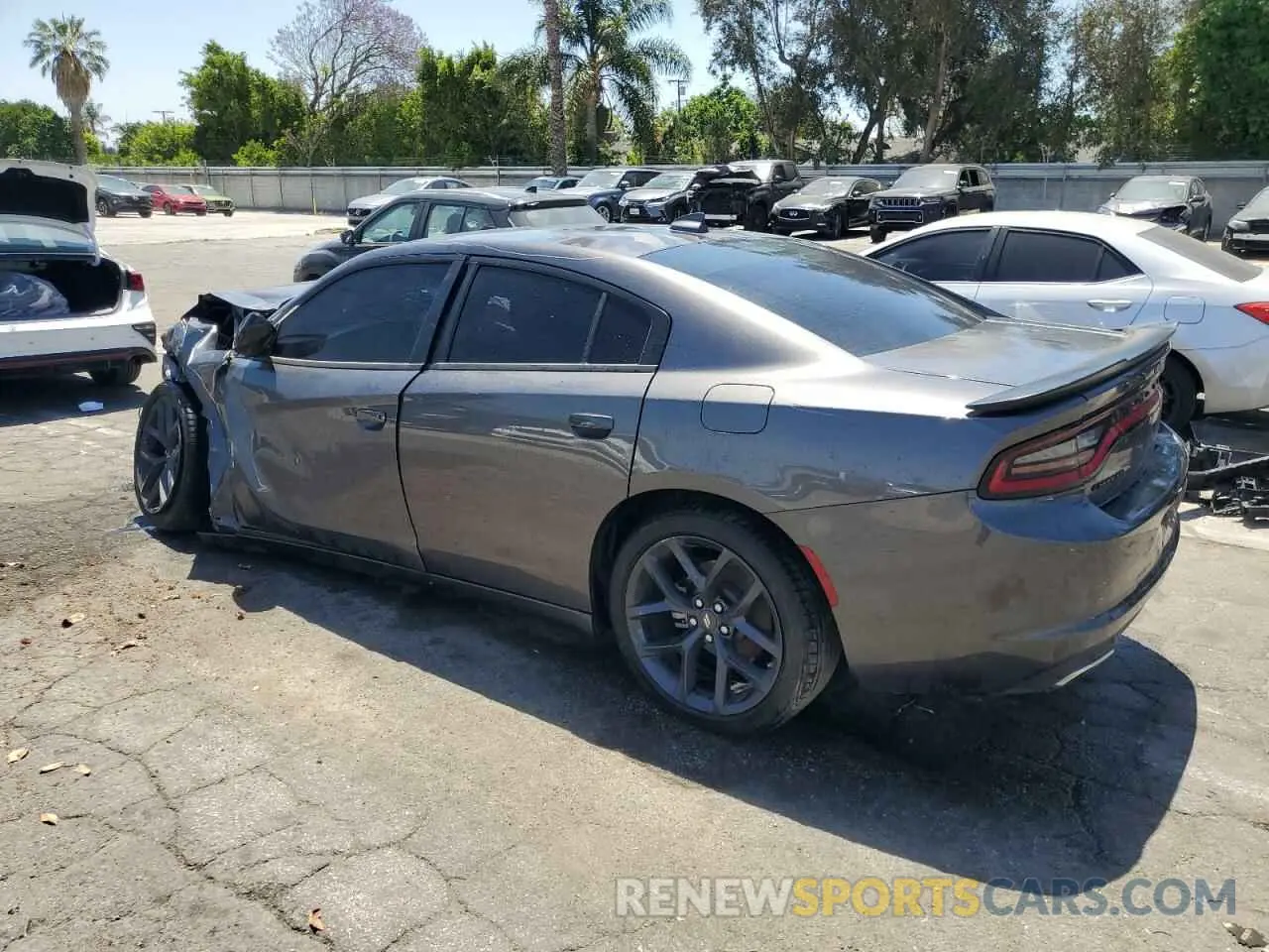 2 Photograph of a damaged car 2C3CDXBG2PH595593 DODGE CHARGER 2023