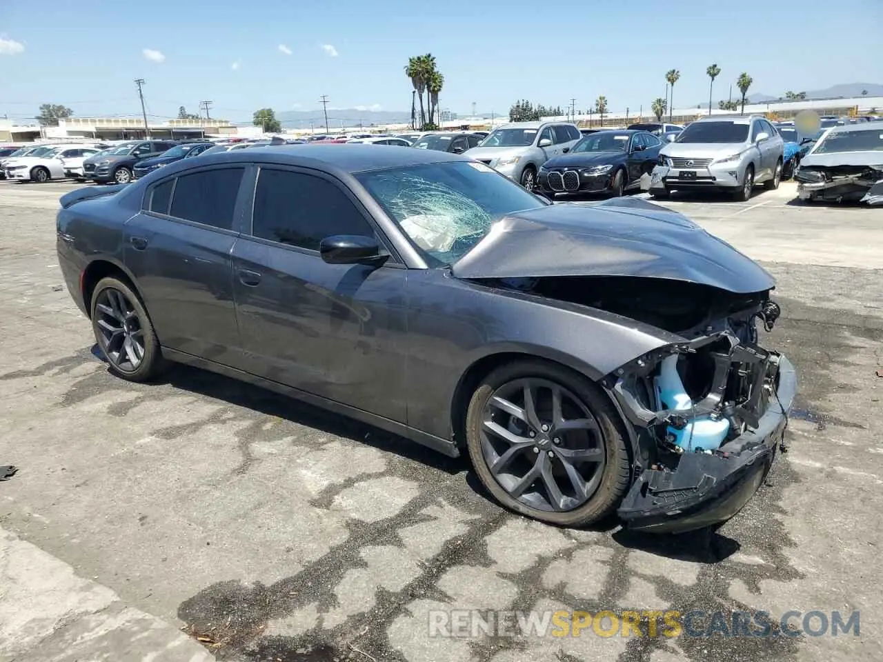 4 Photograph of a damaged car 2C3CDXBG2PH595593 DODGE CHARGER 2023