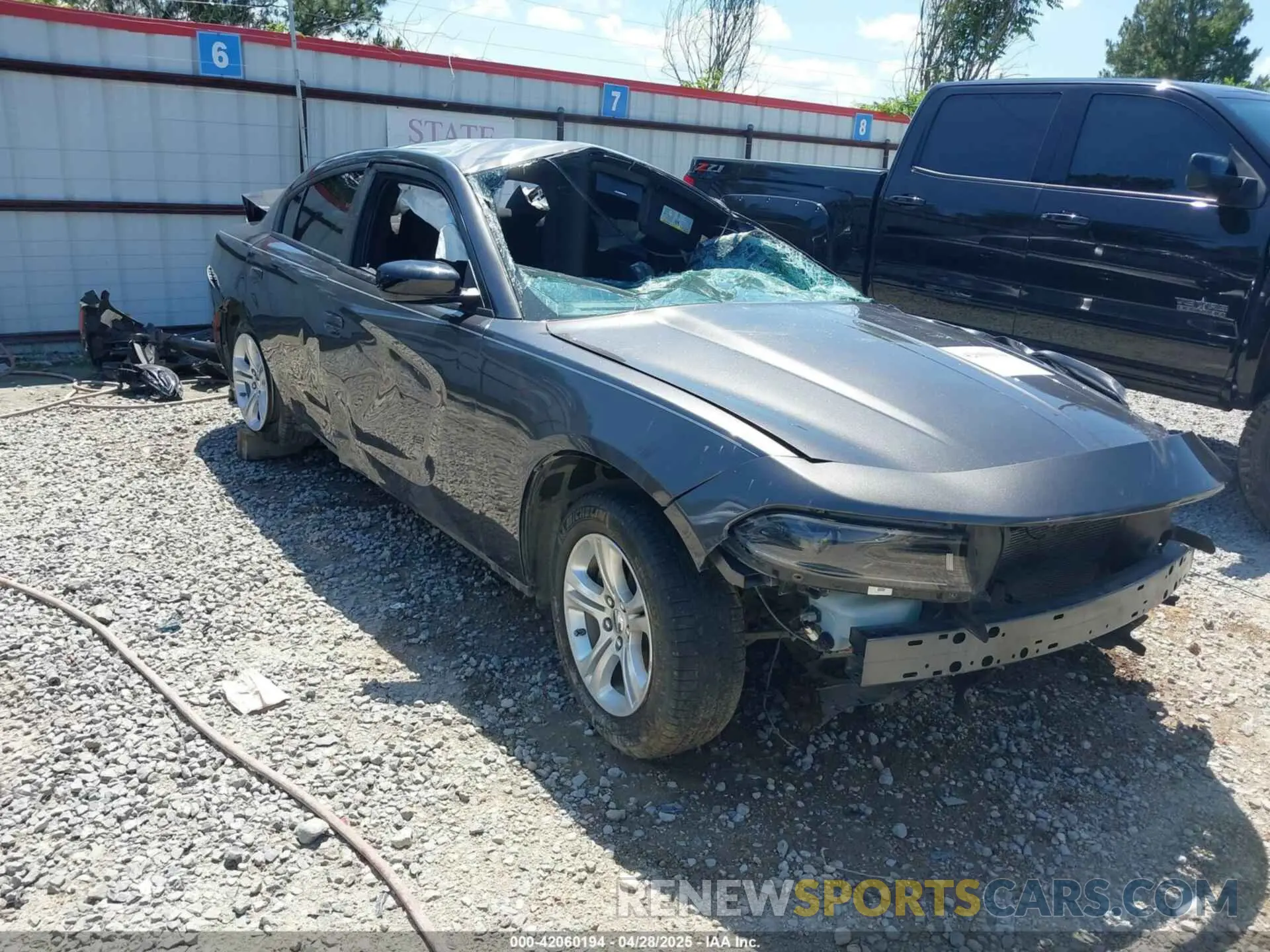 1 Photograph of a damaged car 2C3CDXBG2PH609668 DODGE CHARGER 2023