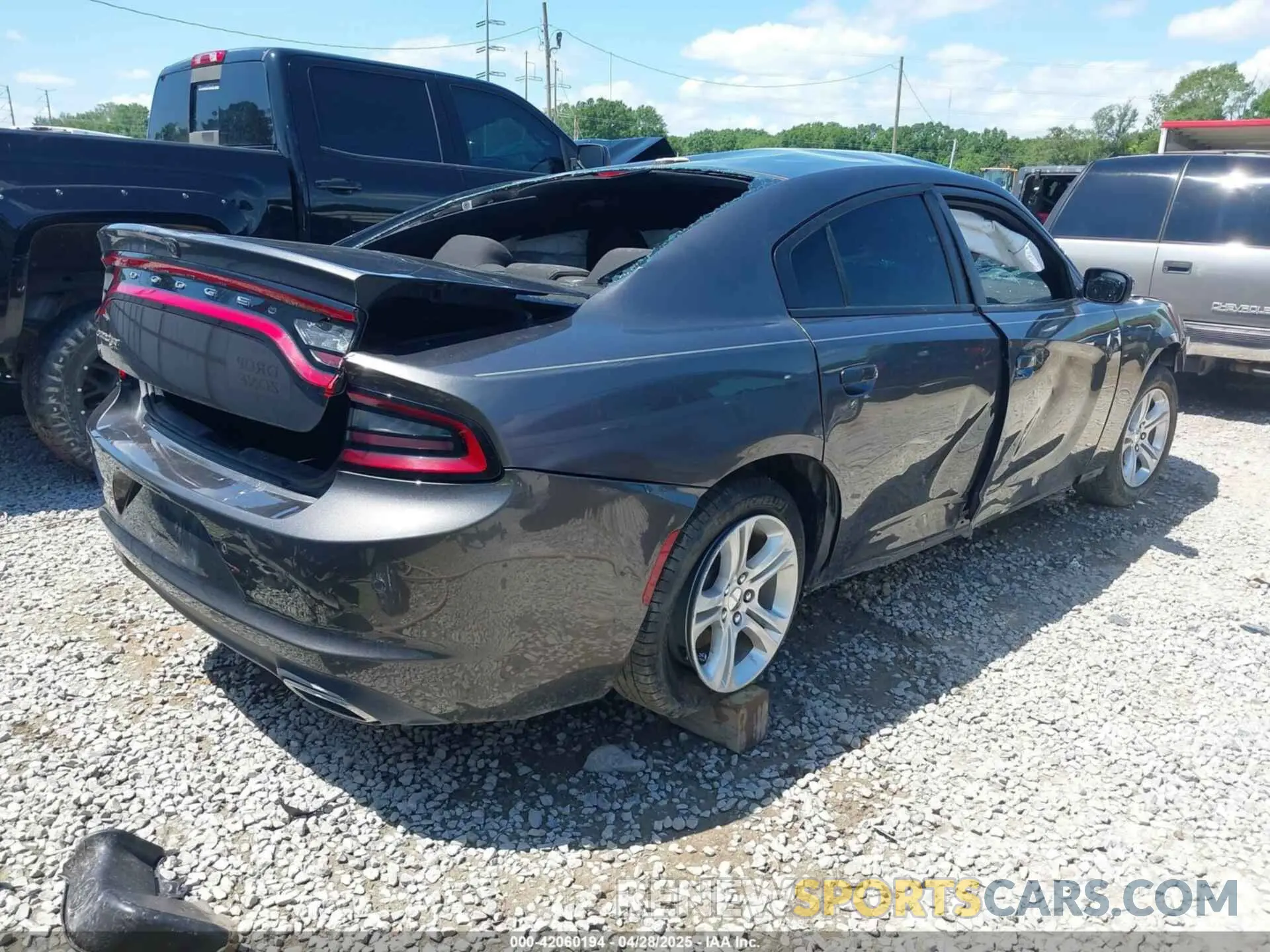 4 Photograph of a damaged car 2C3CDXBG2PH609668 DODGE CHARGER 2023