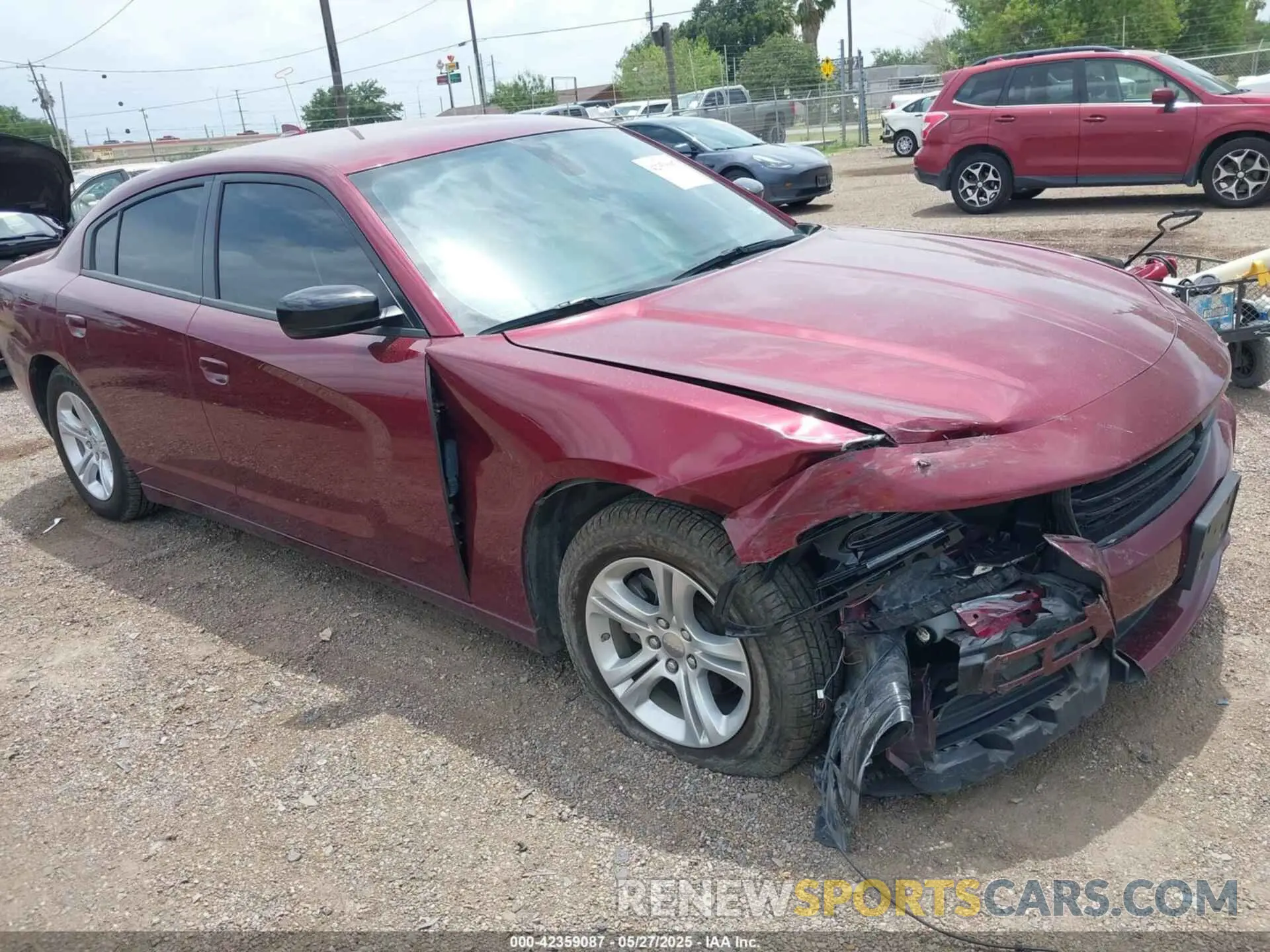 1 Photograph of a damaged car 2C3CDXBG2PH640001 DODGE CHARGER 2023