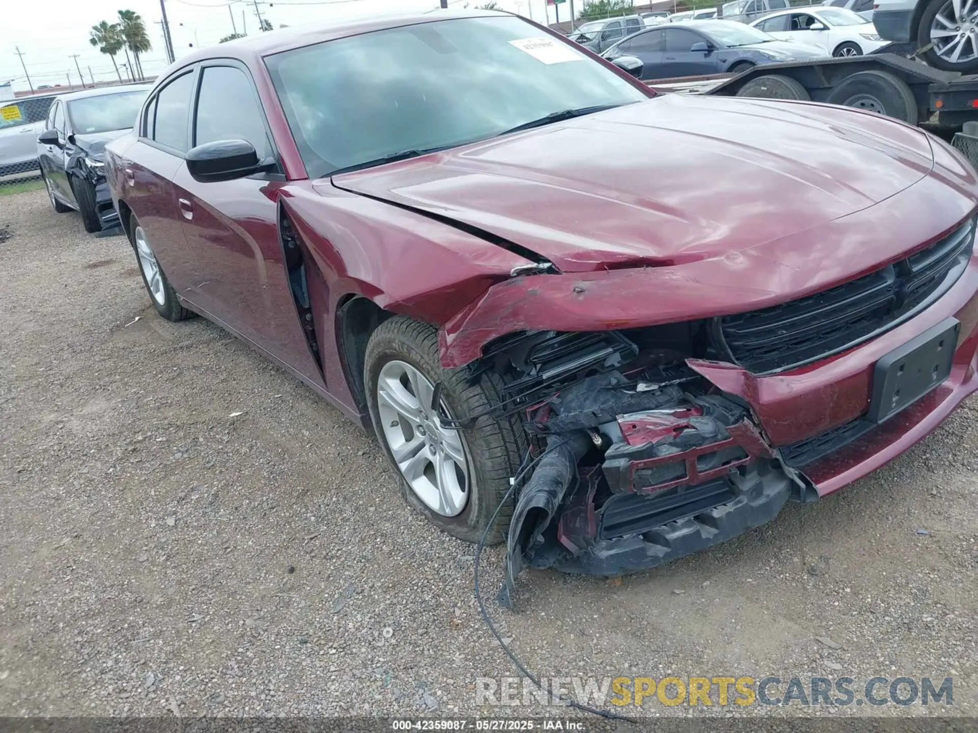 6 Photograph of a damaged car 2C3CDXBG2PH640001 DODGE CHARGER 2023